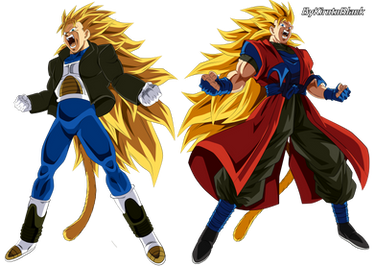 Super Saiyayin 3 Xeno Ryu y Xeno Kohaku