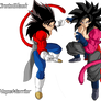 Super Saiyayin 4 Ryu Brief y Son Kohaku