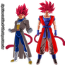 Dios Super Saiyayin Son Kohaku y Ryu