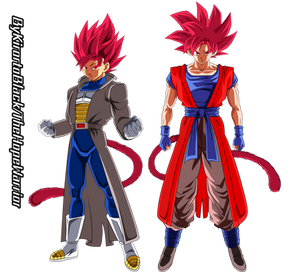 Dios Super Saiyayin Son Kohaku y Ryu