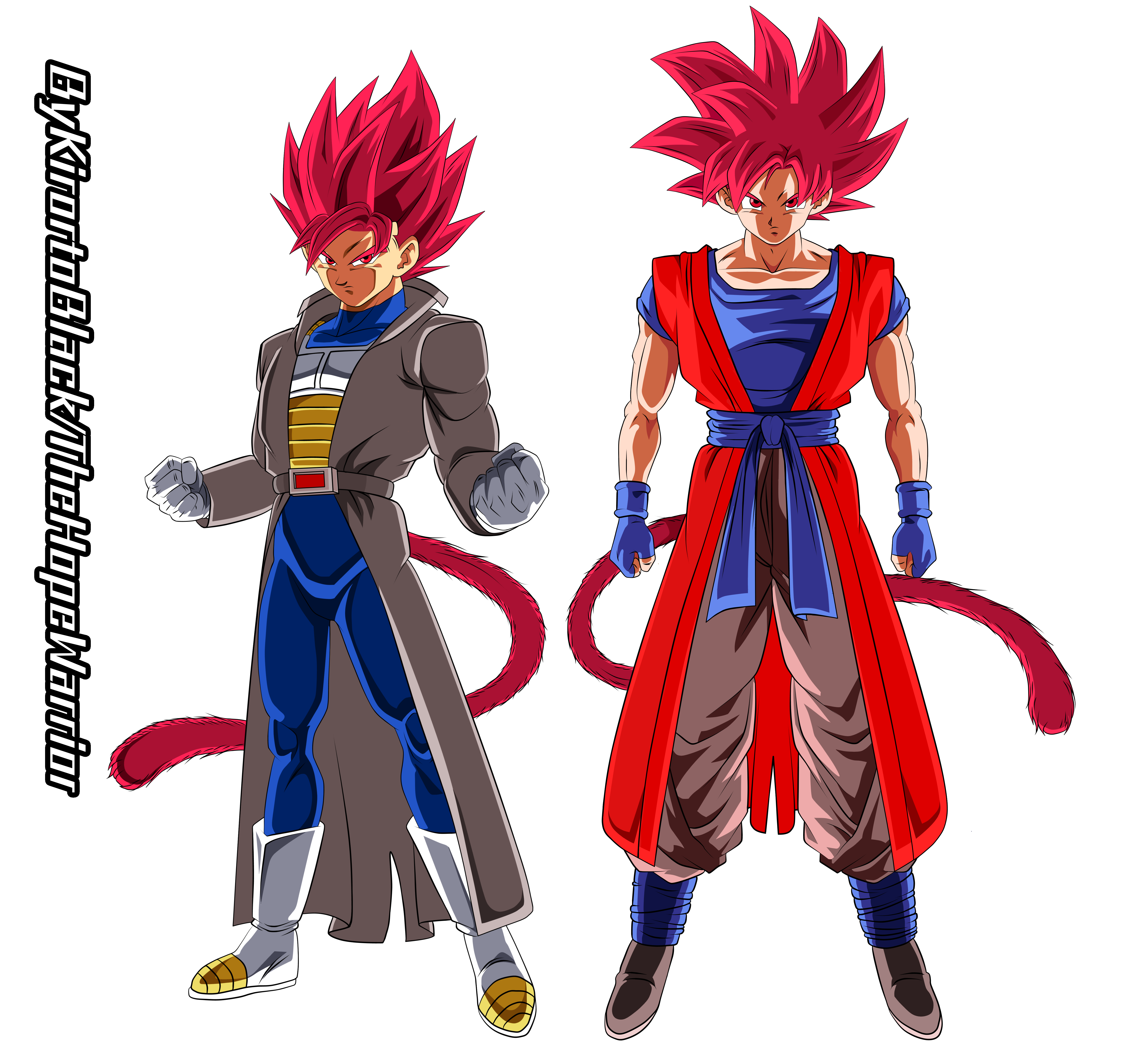 Dios Super Saiyayin Son Kohaku y Ryu