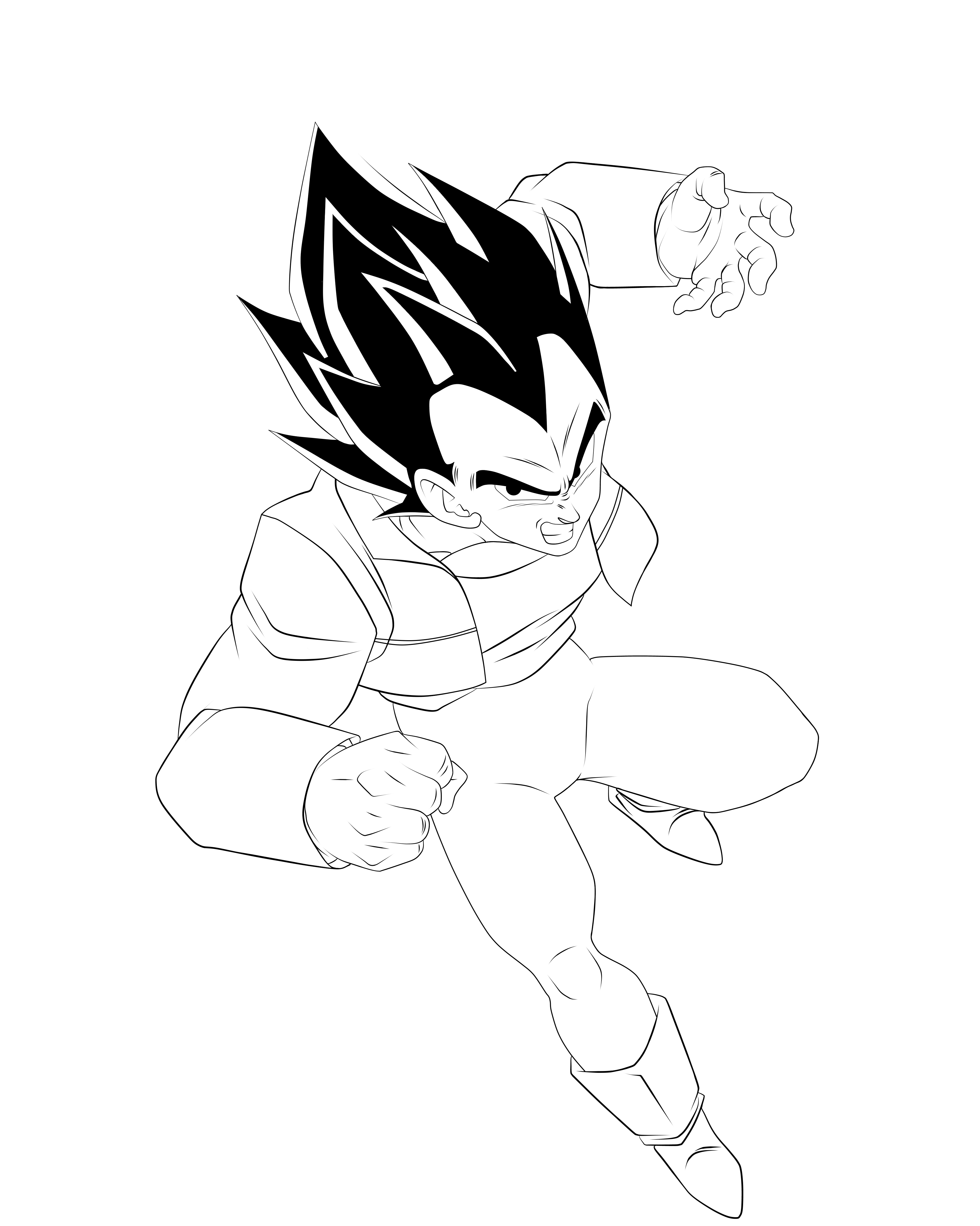 Vegeta Junior LD (LineArt 2)