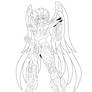 Pegasus Seiya God Cloth (LineArt)