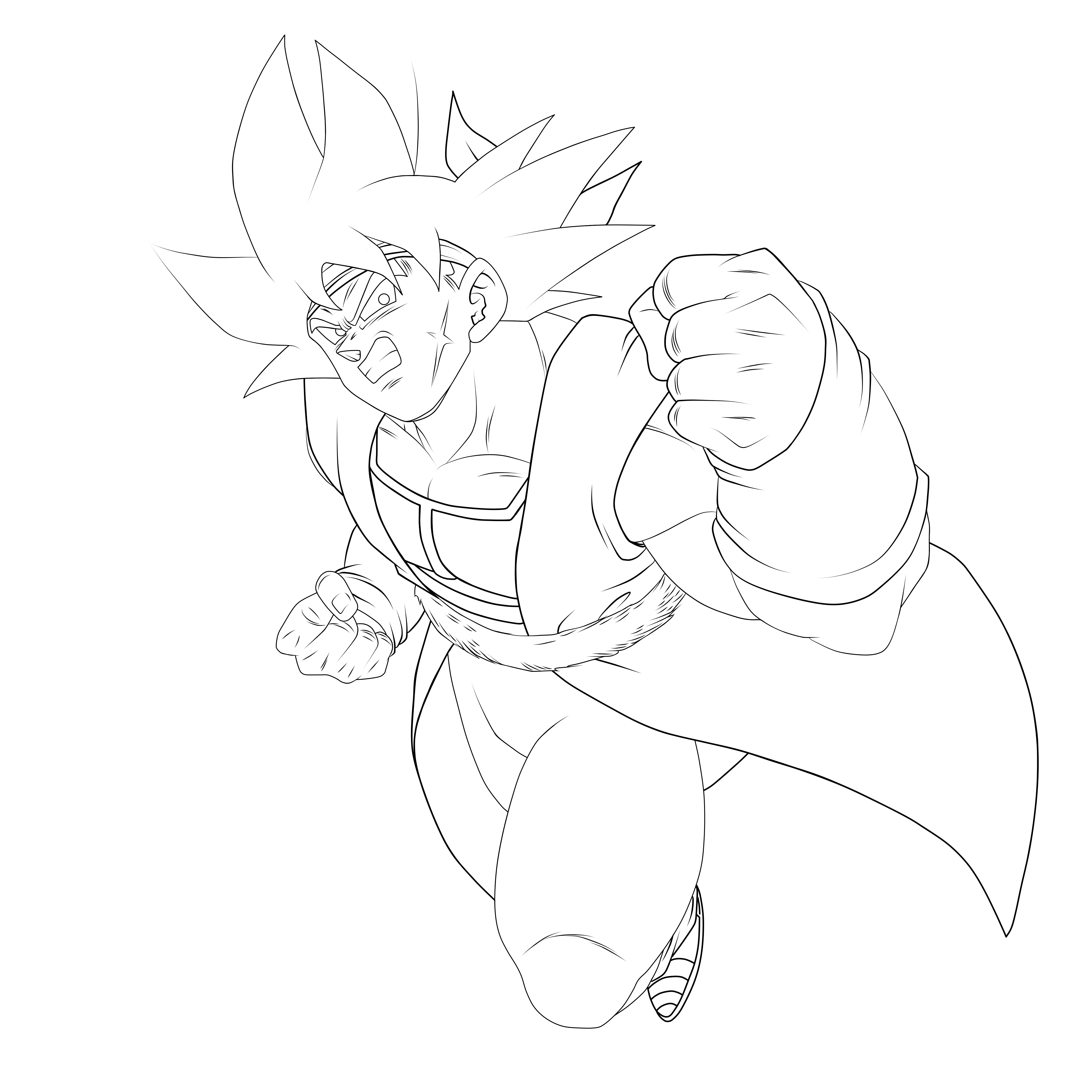 Xeno Bardock (LineArt 2)