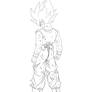 Super Saiyayin Goku (LineArt)