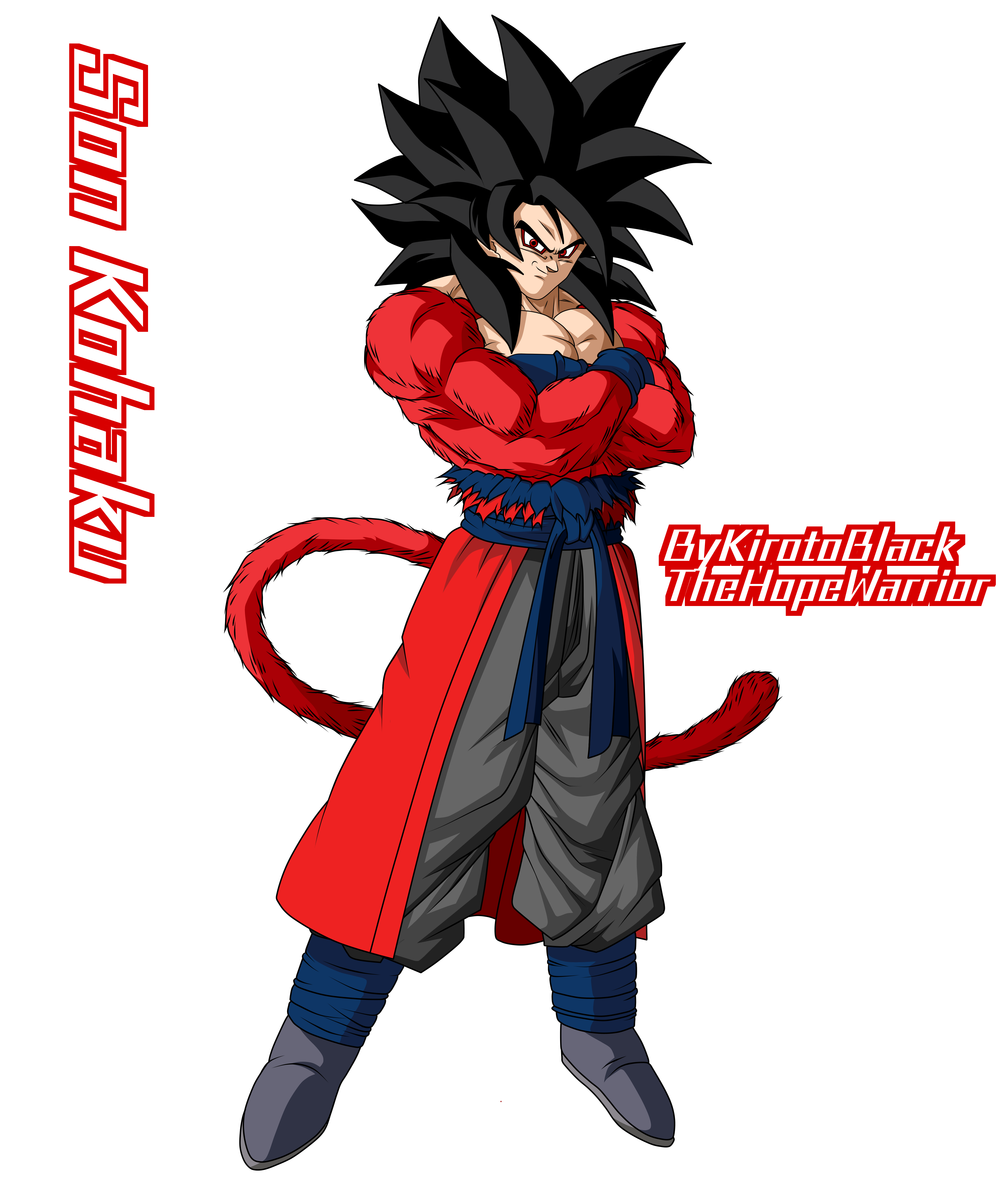 Super Saiyayin 4 Son Kohaku (Redraw 2025) 02