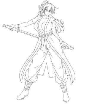 Xeno Asagi Zero DBXV (LineArt)