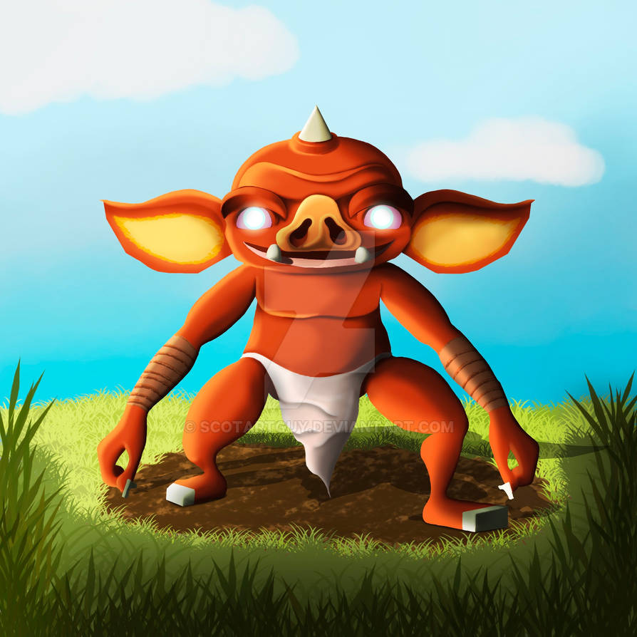 Bobokin Bokoblin Fanart Zelda Breath of the Wild by ScotArtGuy on DeviantArt