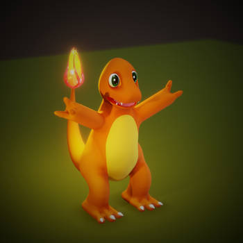 3D Sculpt of Charmander