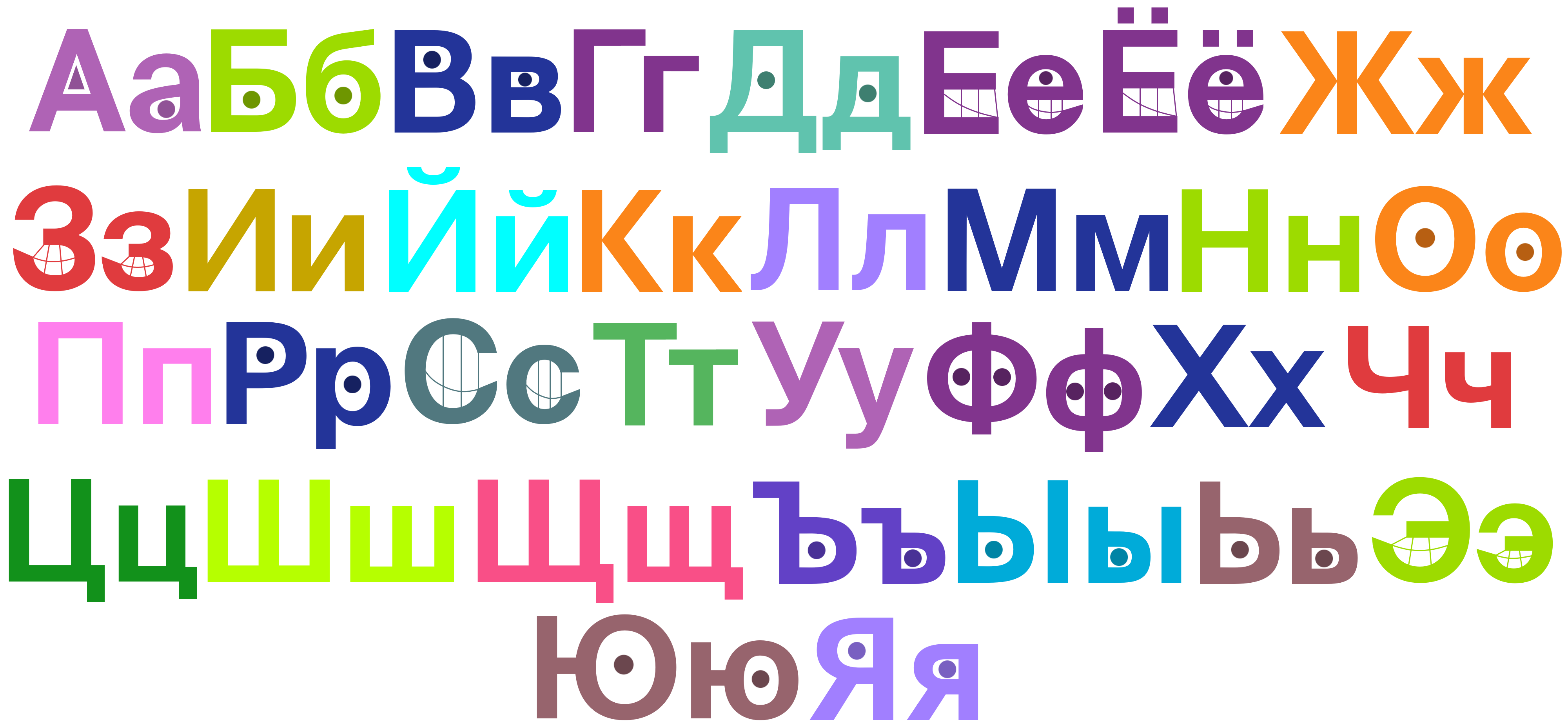 IHHOS' TVOkids Cast - Russian Alphabet by OreoAndEeyore on DeviantArt