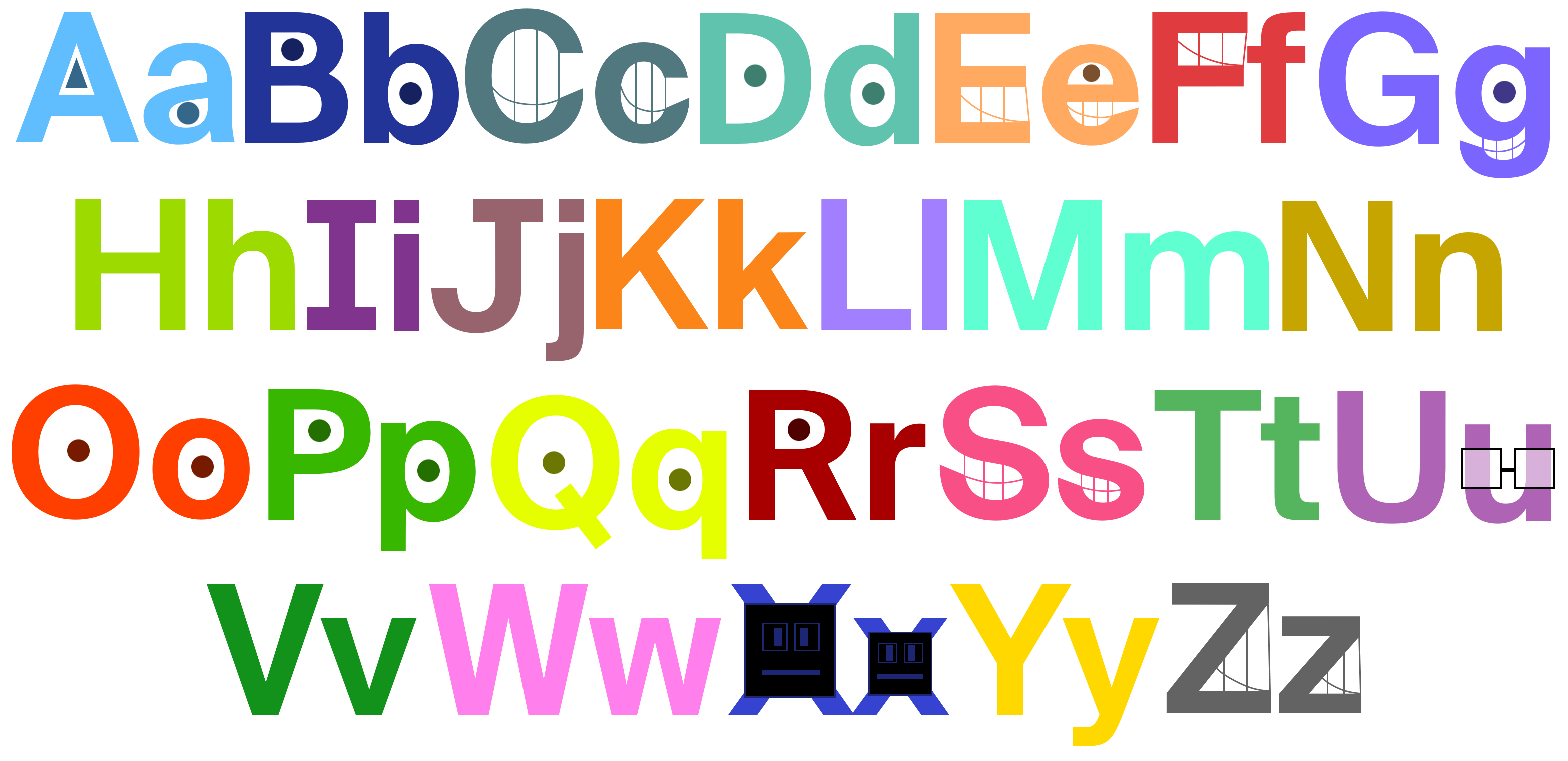 IHHOS' TVOkids Cast Latin Alphabet (gen3) by OreoAndEeyore on DeviantArt