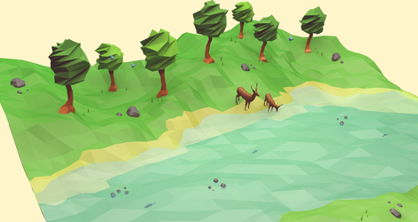 Down River (Low Poly)