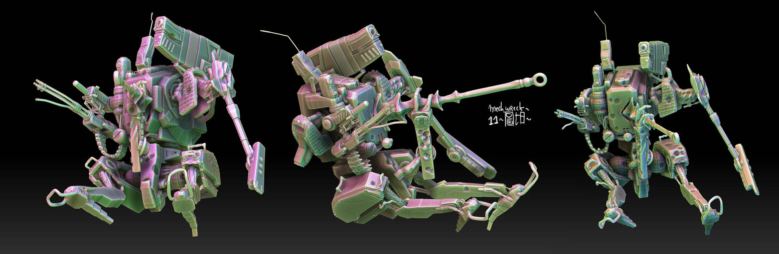 mech wreck by emaciate on DeviantArt