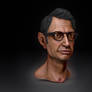 Jeff Goldblum sculpt