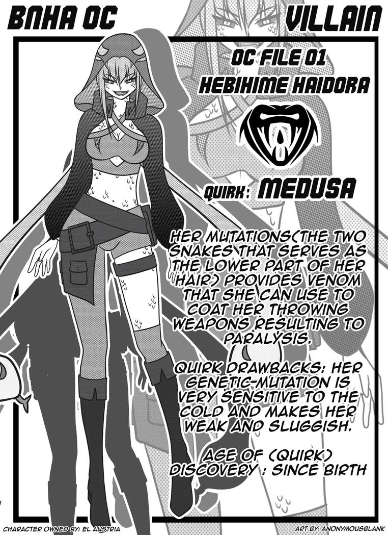 BNHA Manga Bio Page by AnonymousBlank on DeviantArt BNHA: Manga Bio Page