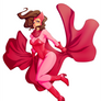 Scarlet Witch Pin Up