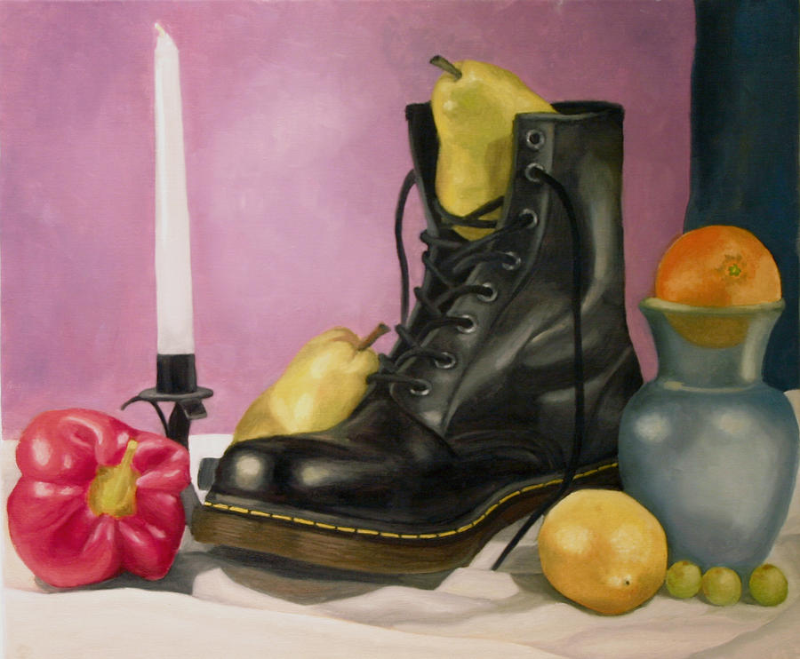 Fruit and a Boot