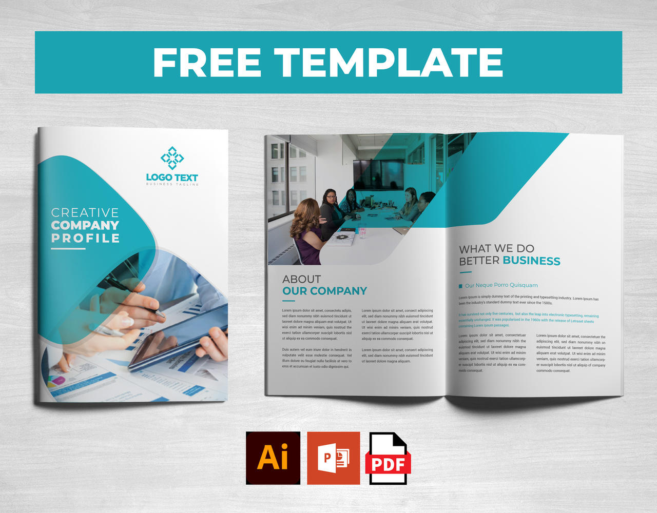 Company Profile Design | FREE TEMPLATE DOWNLOAD by Designapj on DeviantArt
