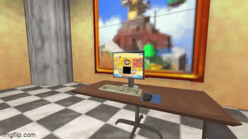 five nights at Mario's game over animated gif