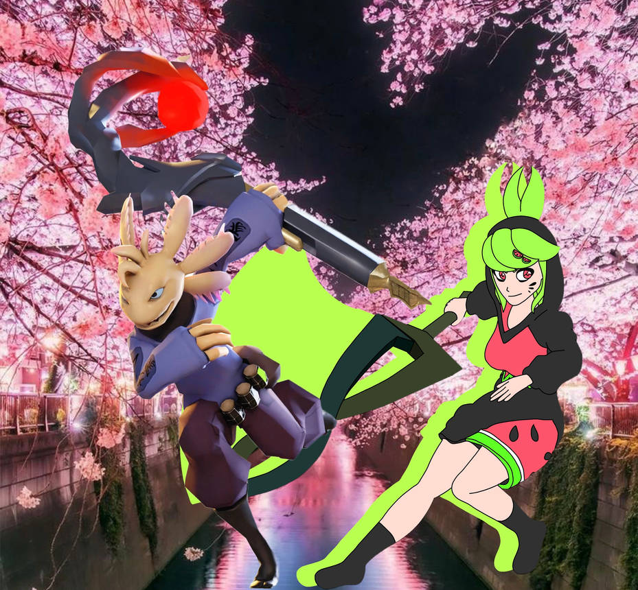 Axol x Melony Wallpaper #2 by SuperMemeMaker5 on DeviantArt