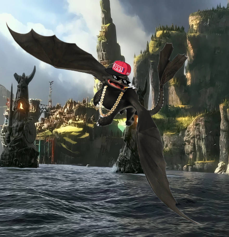 Gangster Toothless by SuperMemeMaker5 on DeviantArt