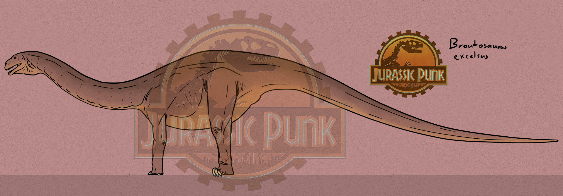 Deviant Brontosaurus Jurassic Punk Brontosaurus Concept Art by TheDilophoraptor on DeviantArt