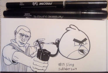 Inktober 2019 Day #19 Sling