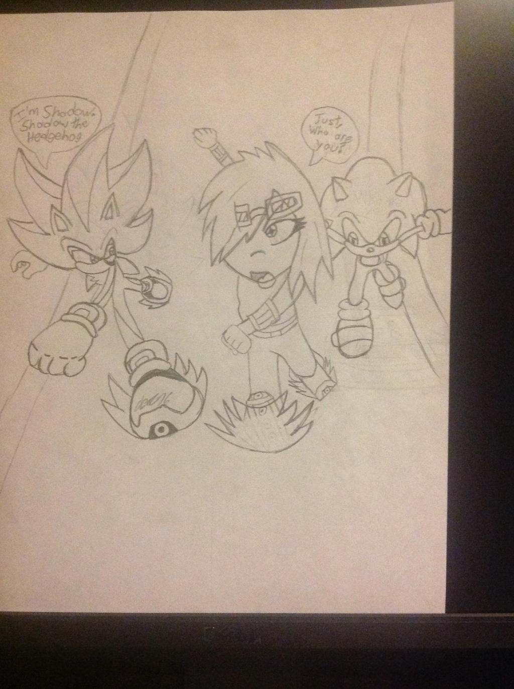 Shadow Marie Shadow, Marie, and Sonic by knucklesfan29 on DeviantArt