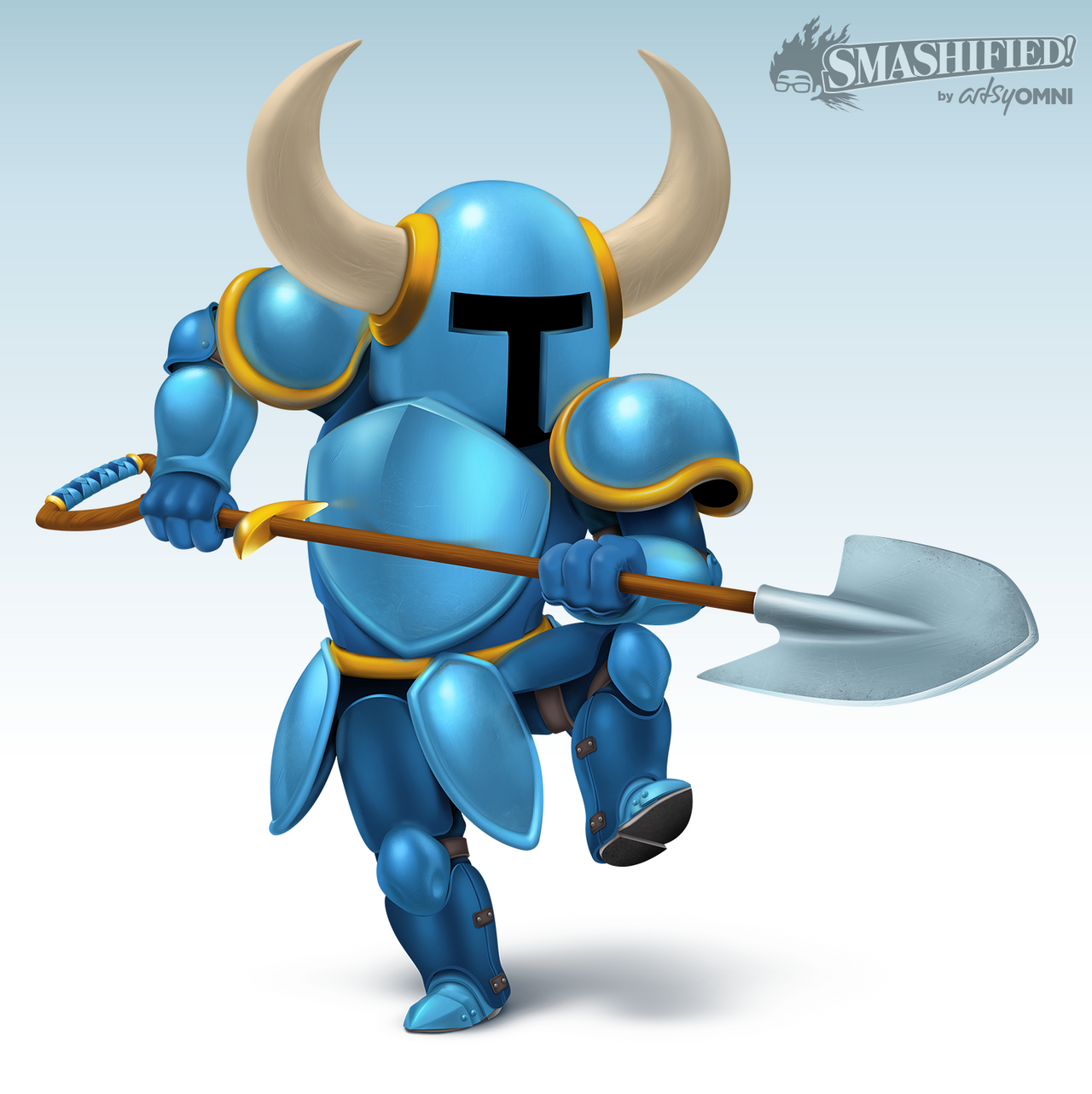 Shovel Knight Smashified by hextupleyoodot
