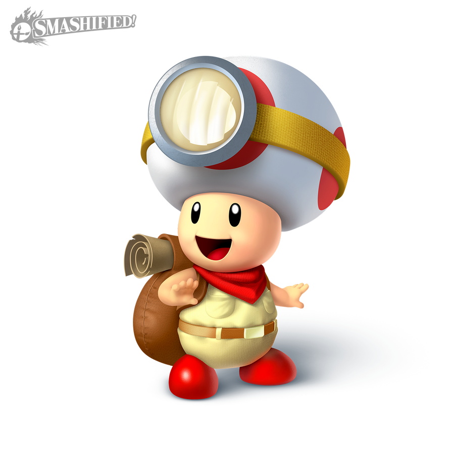 Captain Toad Smashified by hextupleyoodot on DeviantArt