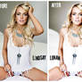 Lindsay Lohan Retouch White
