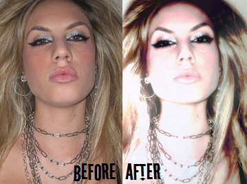 Glamour Edit B4 and After