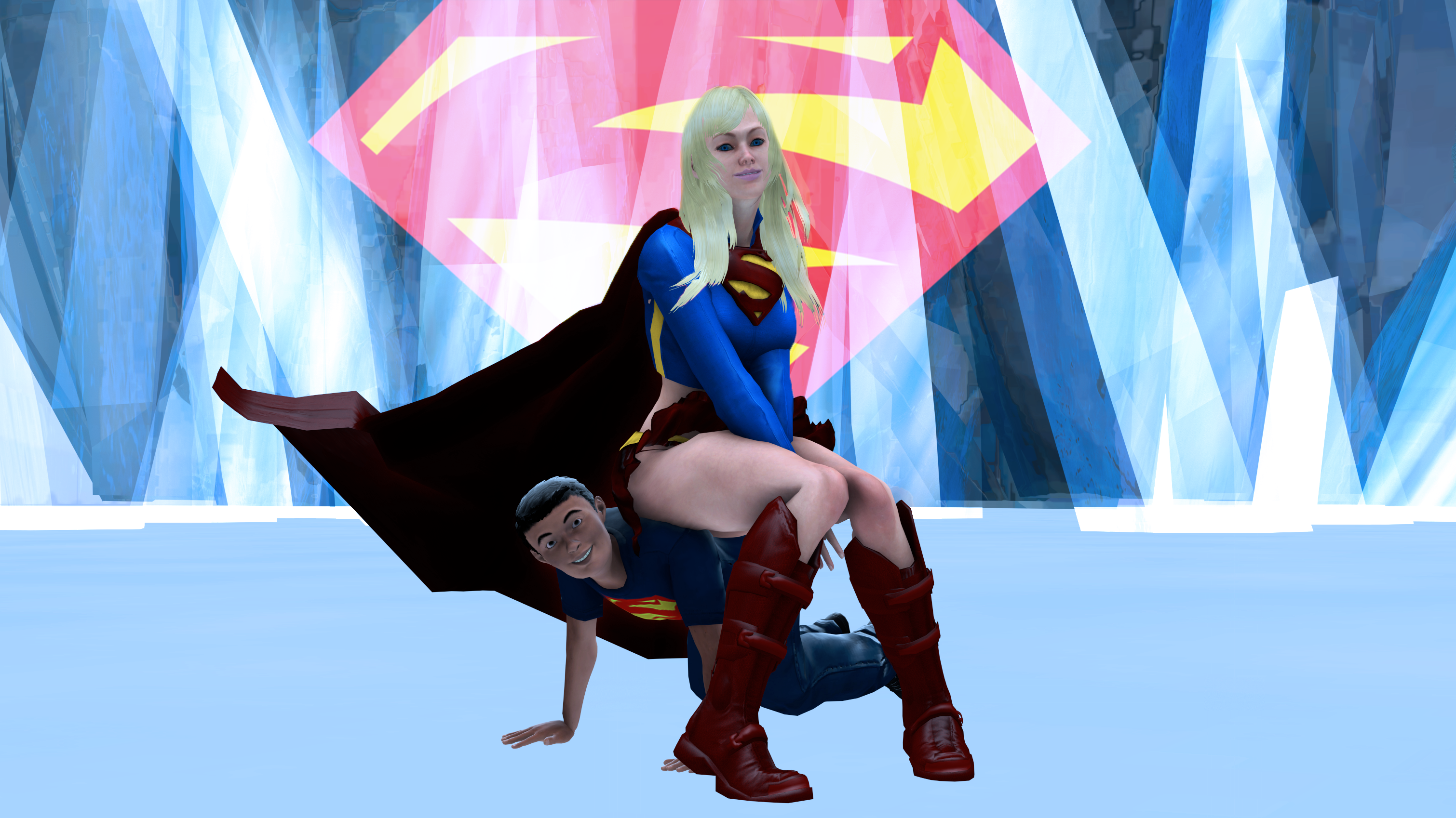 Supergirl's little fan