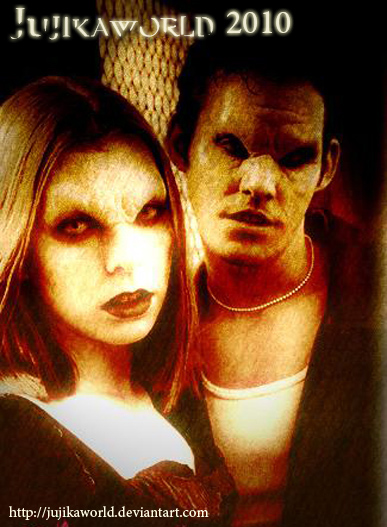 Vampires Willow and Xander