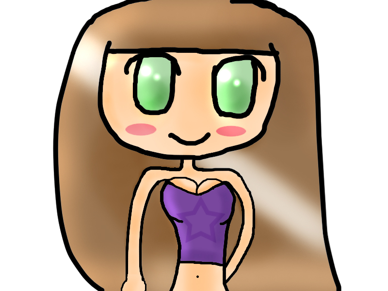 Chibi girl with long hair 2 by CuteCandyKitten on DeviantArt