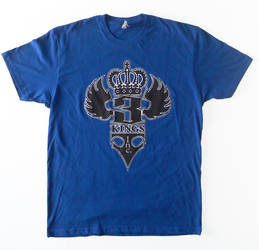 Three Kings Inc Royal Blue Logo Tee