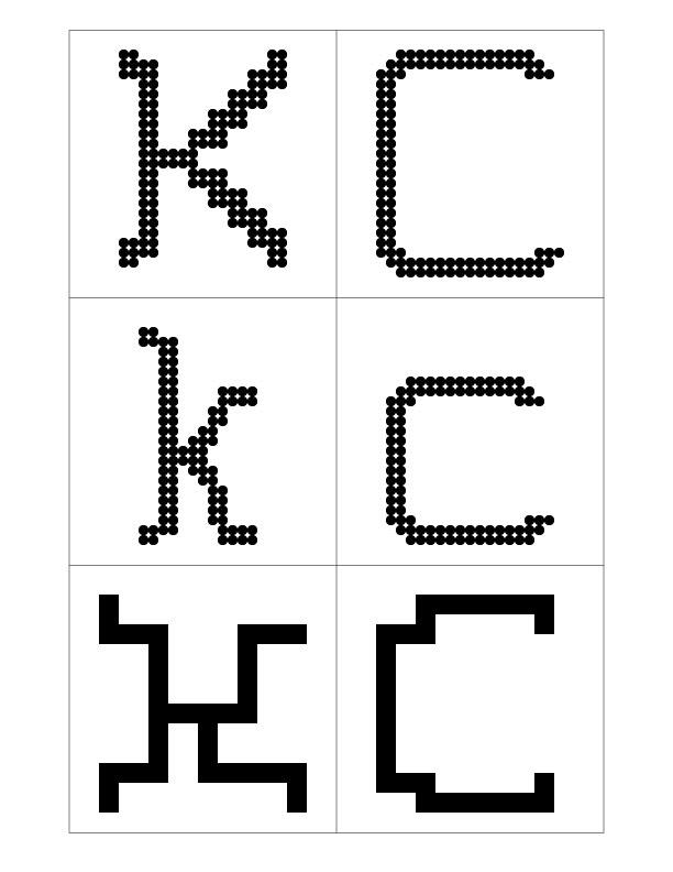 Bitmap Letterforms Bitmap Letterforms by KCCreations on DeviantArt