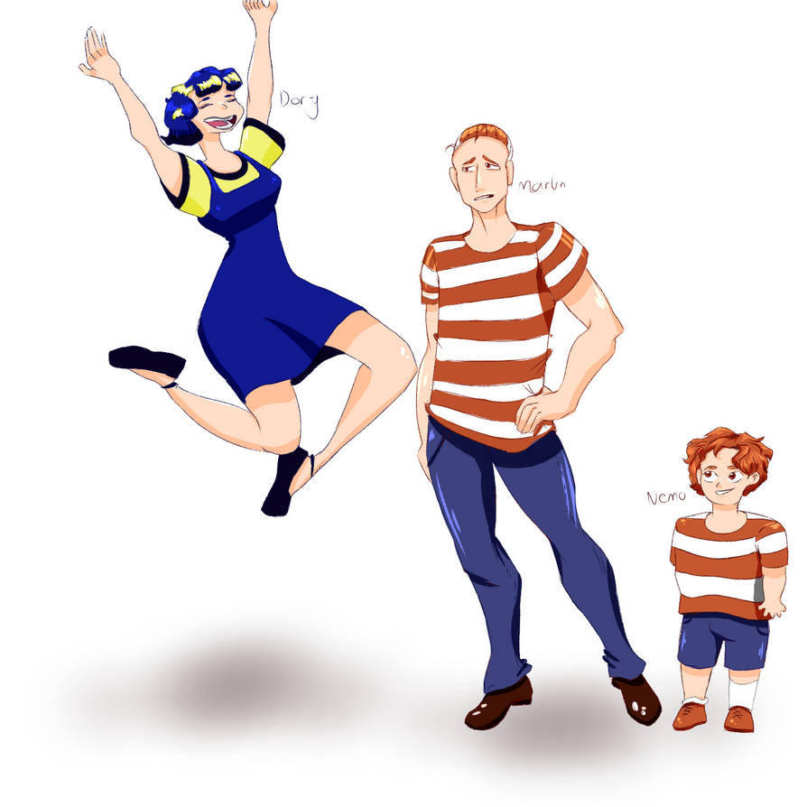 Finding Nemo Human Deviantart Finding Nemo as humans by attic4salt on DeviantArt