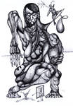 my strange self portrait by RedTweny