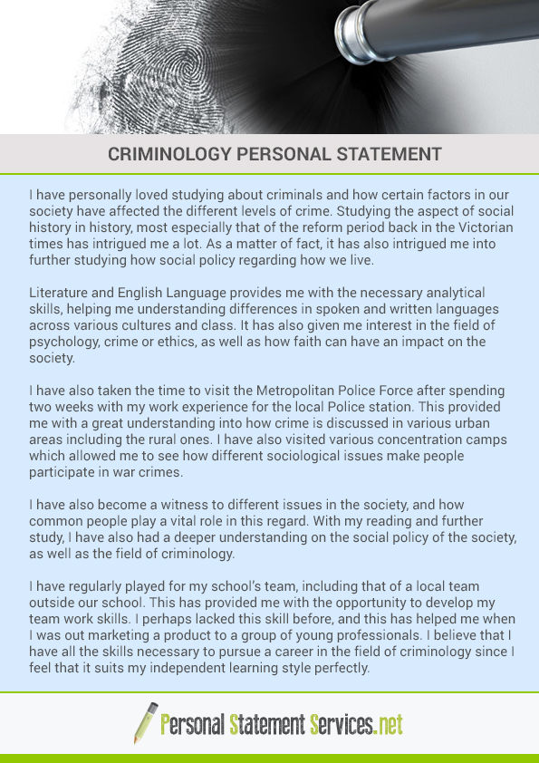 Criminology letter of intent Criminology letter of intent image