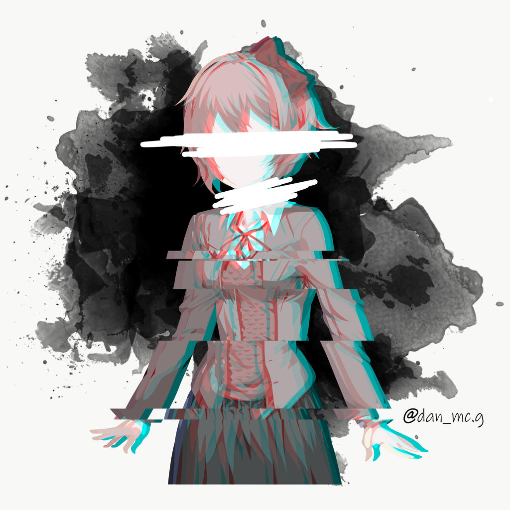 Doki Doki Literature Club Minimalist (Sayori Dark) by DanMcG2018 on