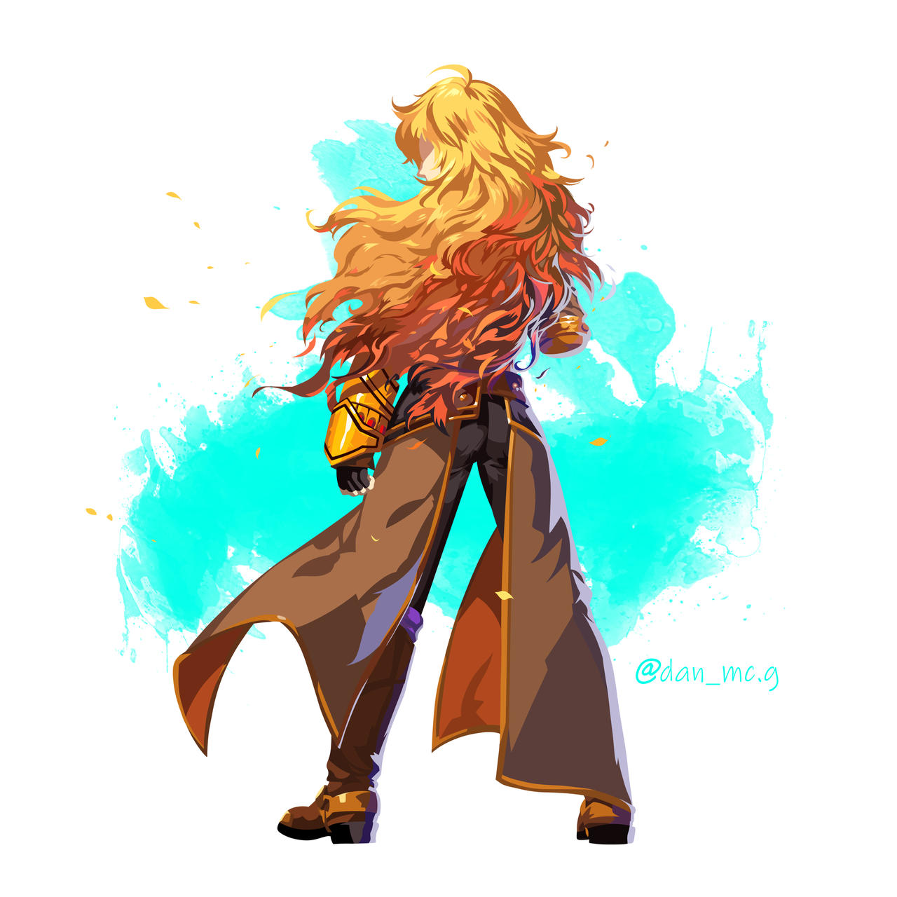 RWBY Minimalist (Yang Xiao Long) by DanMcG2018 on DeviantArt
