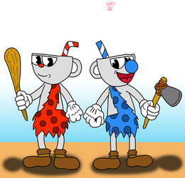 Cuphead  Mugman stone age