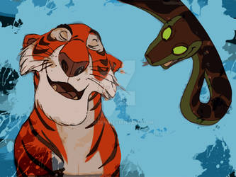 Shere Khan and Kaa