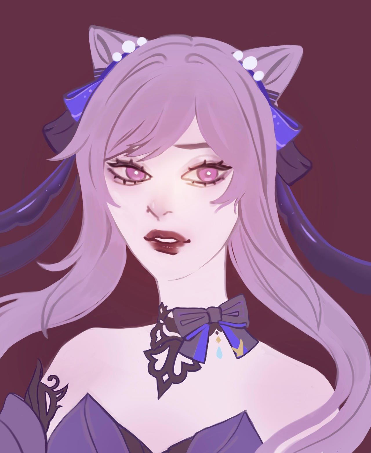 Keqing in Opulent Splendor outfit by nei489 on DeviantArt