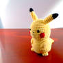 Amigurumi Pikachu 3/4 View