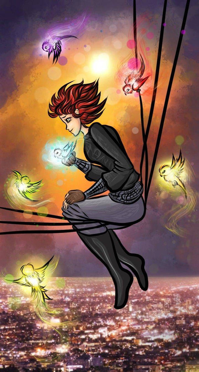 Deviantart Sun Wheel Sunwheel with her budgies by SunwheelRed on DeviantArt