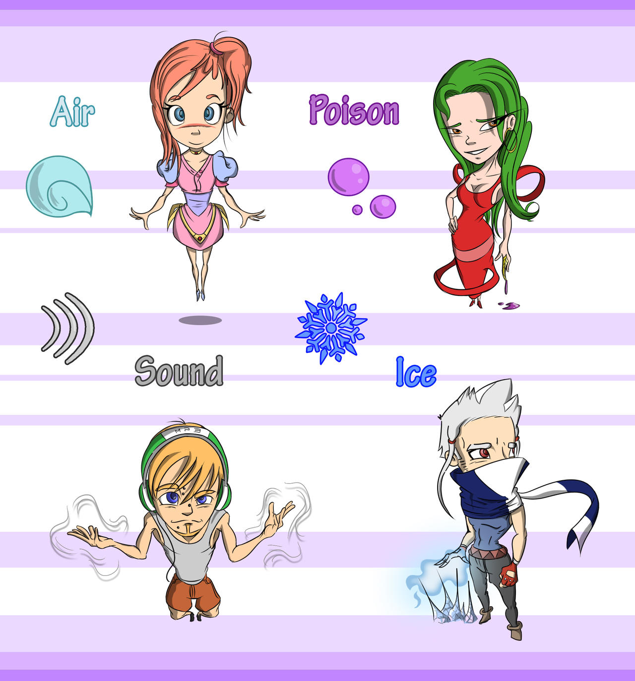 Elemental Adoptable Set Giveaway #2 [CLOSED]