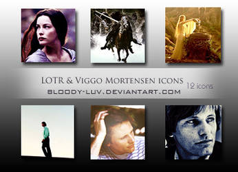 LOTR and Viggo Mortensen icons