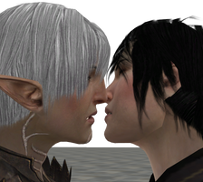 Another Hawke and Fenris WIP